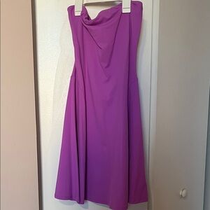 Susana Monaco Strapless Magenta Dress